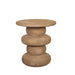 Bijzettafel Keven Mangohout Beige-Bijzettafels-PTMD