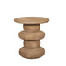 Bijzettafel Keven Mangohout Beige-Bijzettafels-PTMD
