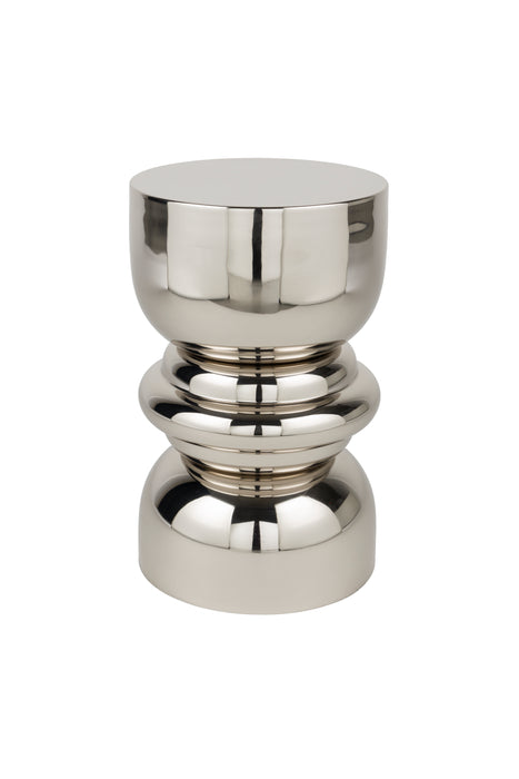 Bijzettafel Kinga Metaal Zilver 29.5x29.5 cm-Bijzettafels-Creating Home