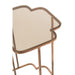 Bijzettafel Koper Glas 46 cm 46x46x61 cm-Bijzettafels-J-Line