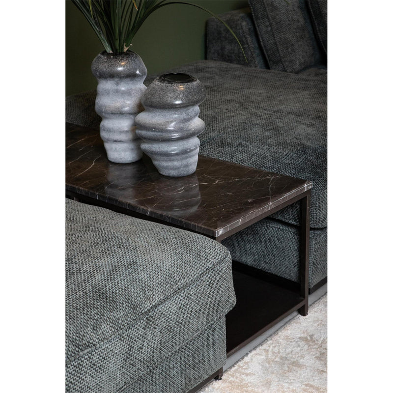 Bijzettafel Laco Marmer Beige 40x100 cm-Bijzettafels-PTMD