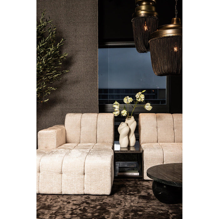 Bijzettafel Laco Marmer Beige 40x100 cm-PTMD