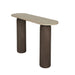 Bijzettafel Liora Mangohout Bruin 33x106 cm-Bijzettafels-PTMD