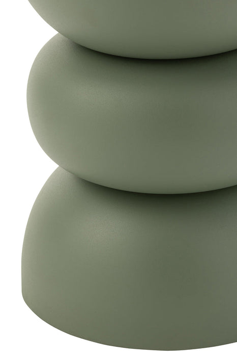 Bijzettafel Lise ijzer groen-Bijzettafels-J-Line