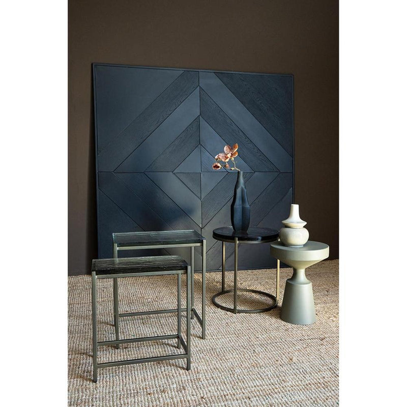 Bijzettafel Lucinde Geel 28x43 cm-Bijzettafels-PTMD