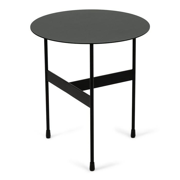 Bijzettafel MIRA LOW Staal Zwart 40x40x45cm Spinder Design-Bijzettafels-Spinder