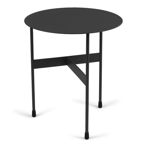 Bijzettafel MIRA LOW Staal Zwart 40x40x45cm Spinder Design-Bijzettafels-Spinder