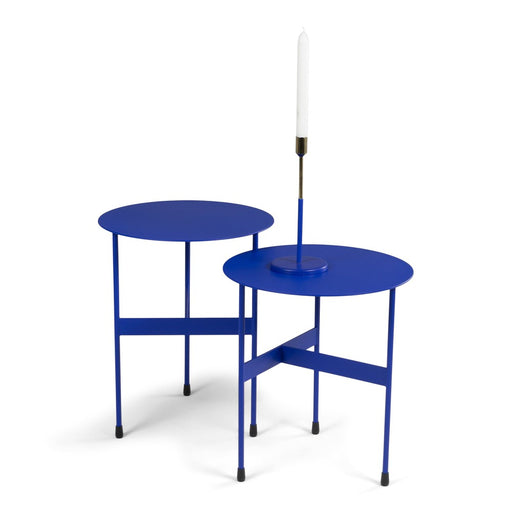 Bijzettafel MIRA Staal Ultramarine 45x45x50cm Spinder Design-Bijzettafels-Spinder