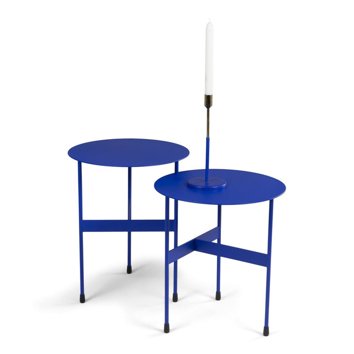 Bijzettafel MIRA Staal Ultramarine 45x45x50cm Spinder Design-Bijzettafels-Spinder