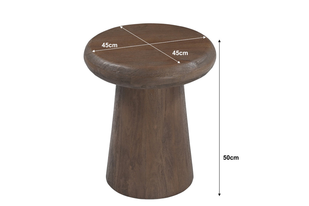 Bijzettafel Maduro Mangohout Bruin 45cm