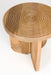 Bijzettafel Maeze Mango hout Bruin Ø40x45 cm-Bijzettafels-Creating Home