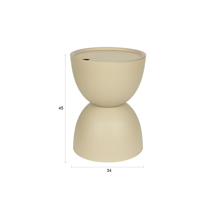 Bijzettafel Mara Beige Outdoor-Bijzettafels-Creating Home