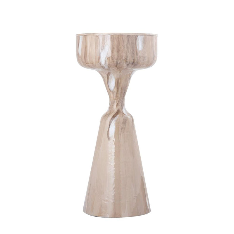 Bijzettafel Maran IJzer Crème 36 cm-Bijzettafels-PTMD