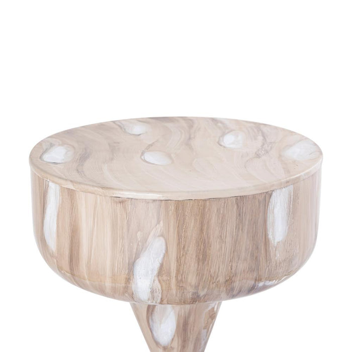 Bijzettafel Maran IJzer Crème 36 cm-PTMD