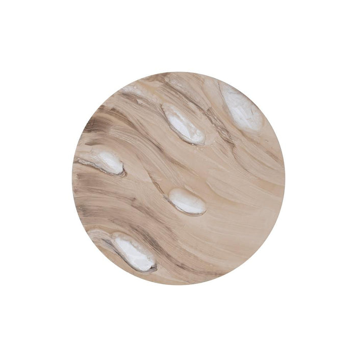 Bijzettafel Maran IJzer Crème 36 cm-PTMD