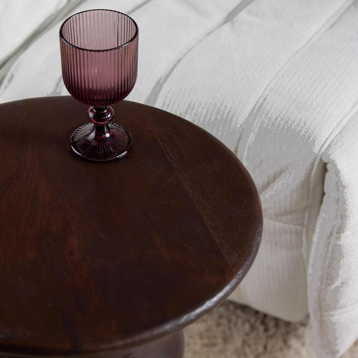 Bijzettafel Mason Bruin Mangohout 40 cm-Bijzettafels-Starfurn