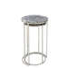Bijzettafel Mix Staal 36 cm Staal,stone 35.5x35.5x61 cm 35984-Bijzettafels-J-Line