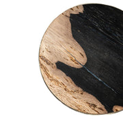 Bijzettafel Mody Versteend Hout Zwart 21 cm-Bijzettafels-PTMD