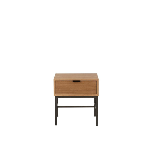 Bijzettafel Naturel Ash hout 30x48 cm-Bijzettafels-J-Line