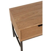 Bijzettafel Naturel Ash hout 30x48 cm-Bijzettafels-J-Line