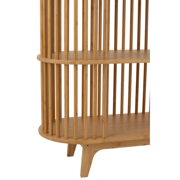 Bijzettafel Naturel Bamboe 37x120 cm-Bijzettafels-J-Line