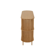 Bijzettafel Naturel Bamboe 37x120 cm-Opbergkasten-J-Line