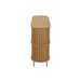 Bijzettafel Naturel Bamboe 37x120 cm-Opbergkasten-J-Line