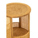 Bijzettafel Naturel Bamboe 40 cm-Bijzettafels-J-Line