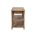 Bijzettafel Naturel Eucalyptus hout 70x131 cm-Bijzettafels-J-Line