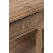 Bijzettafel Naturel Eucalyptus hout 70x131 cm-Bijzettafels-J-Line