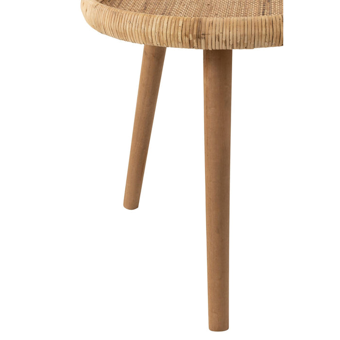 Bijzettafel Naturel Fir hout 60 cm 60x60x56.5 cm-Bijzettafels-J-Line