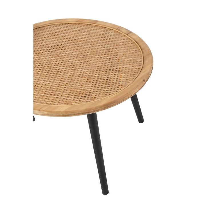 Bijzettafel Naturel Fir hout 67 cm 67x67x56.5 cm-Bijzettafels-J-Line