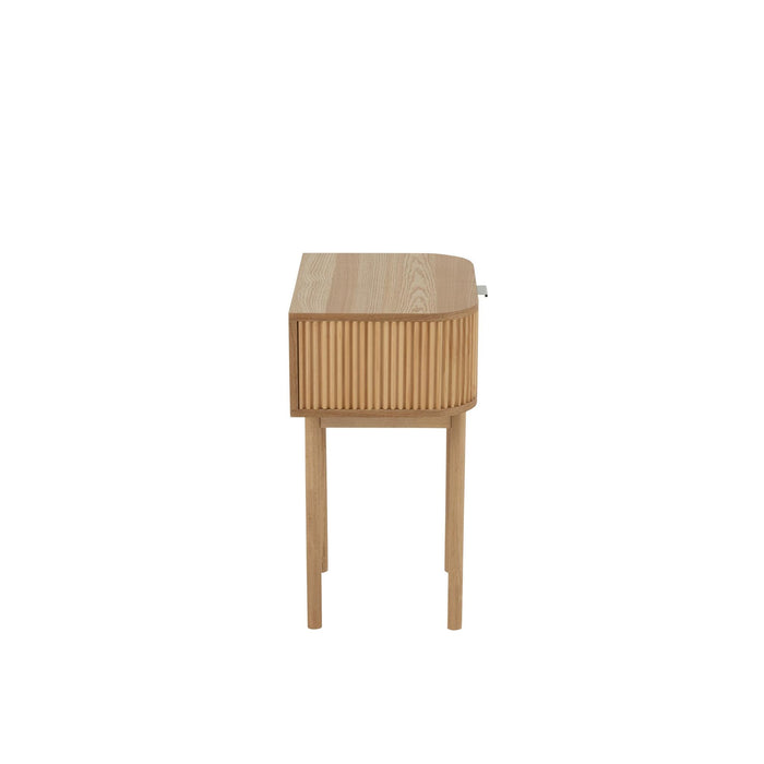 Bijzettafel Naturel Grenenhout 40x53 cm-Bijzettafels-J-Line