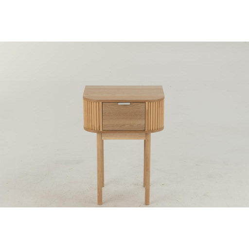 Bijzettafel Naturel Grenenhout 40x53 cm-Bijzettafels-J-Line