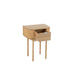 Bijzettafel Naturel Grenenhout 40x53 cm-Opbergkasten-J-Line