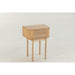 Bijzettafel Naturel Grenenhout 40x53 cm-Opbergkasten-J-Line