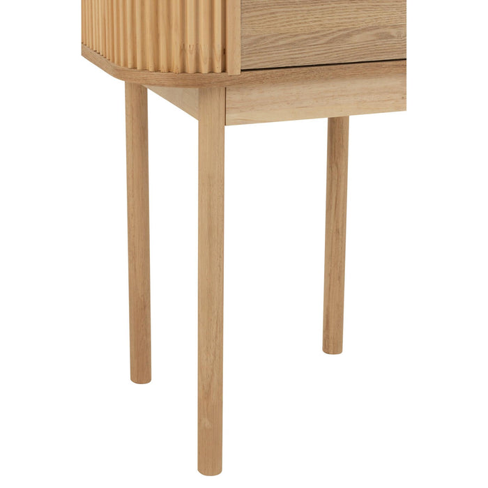 Bijzettafel Naturel Grenenhout 40x53 cm-Opbergkasten-J-Line