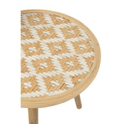 Bijzettafel Naturel Grenenhout 53 cm 53x53x56 cm-Bijzettafels-J-Line