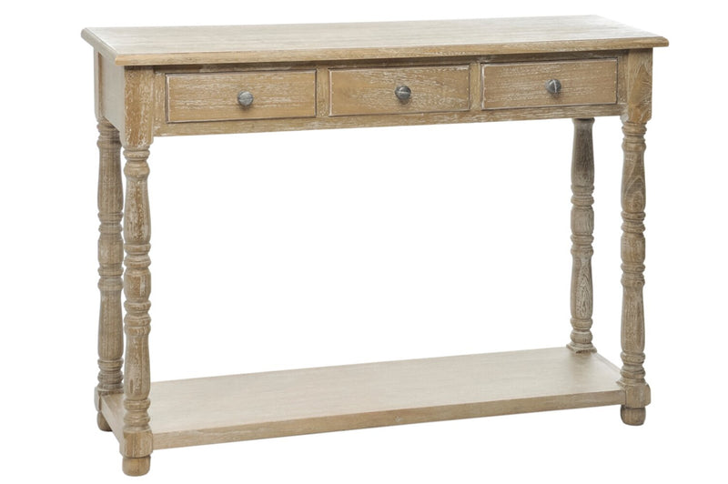 Bijzettafel Naturel Ijzer 30x100 cm-Bijzettafels-J-Line