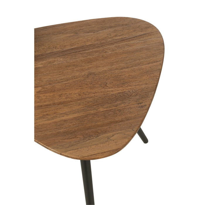 Bijzettafel Naturel Ijzer 50 cm-Bijzettafels-J-Line