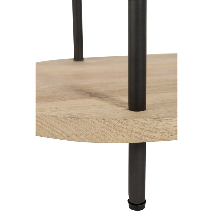 Bijzettafel Naturel Mangohout hout 40x75 cm-Bijzettafels-J-Line