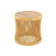 Bijzettafel Naturel Mangohout hout 50 cm 50x50x50 cm-Bijzettafels-J-Line
