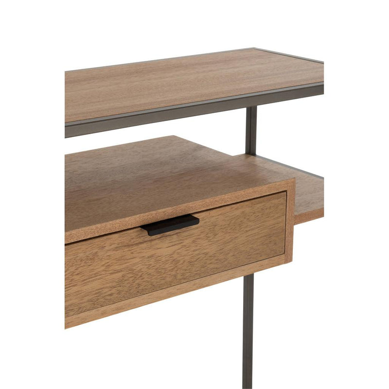 Bijzettafel Naturel Mdf 30x120 cm-Bijzettafels-J-Line