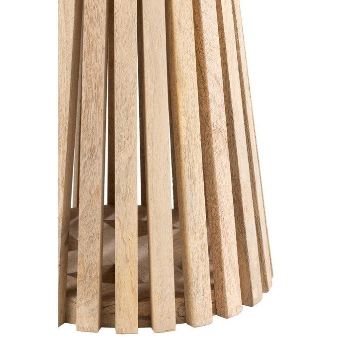 Bijzettafel Naturel Mdf 40 cm Naturel 40x40x52.5 cm-Bijzettafels-J-Line