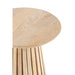 Bijzettafel Naturel Mdf 40 cm Naturel 40x40x52.5 cm-Bijzettafels-J-Line