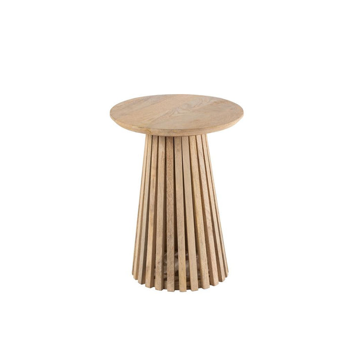 Bijzettafel Naturel Mdf 40 cm - Naturel-Bijzettafels-J-Line
