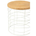 Bijzettafel Naturel Mdf 45 cm 45x45x50 cm-Bijzettafels-J-Line