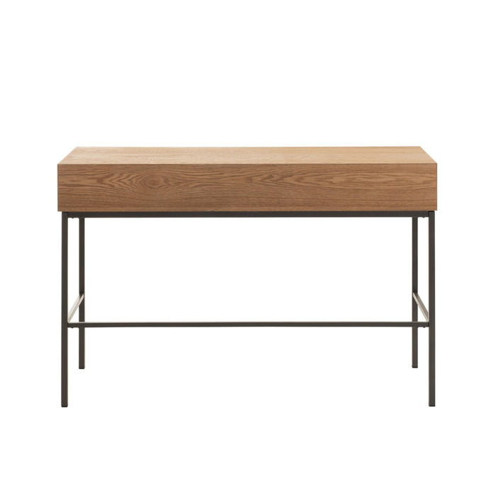Bijzettafel Naturel Metaal 41x120 cm-Bijzettafels-J-Line