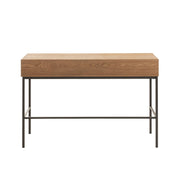 Bijzettafel Naturel Metaal 41x120 cm-Bijzettafels-J-Line