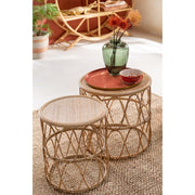 Bijzettafel Naturel Multiplex 52 cm 51.5x51.5x50.5 cm-Bijzettafels-J-Line